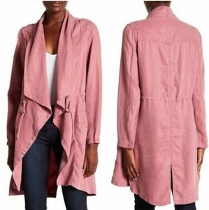 Long dusty pink string jacket sz S